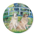 Great Pyrenees Pair - Bridge magnets