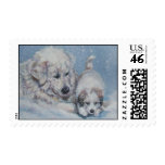 Great Pyrenees postage stamp