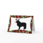 Great Pyrenees Reindeer Christmas Card