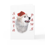 Great Pyrenees Santa Paws cards