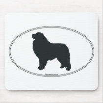 Great Pyrenees Silhouette mousepads