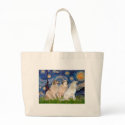Great Pyrenees (three) - Starry Night bags