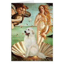Great Pyrnees 1 - Birth of Venus cards by masterpiecedogs Great Pyrnees 1 - Birth of Venus cards