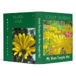 Great Recipes My Mom Taught Me! binder Daisies