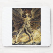 Great Red Dragon Mouse Pad