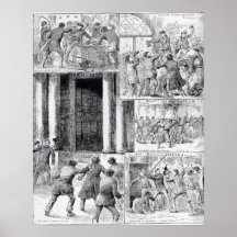 Great Riots in London Poster