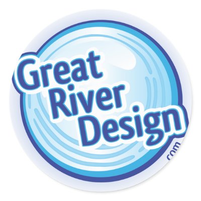Great River Design.com Sticker by KingSkyLoud