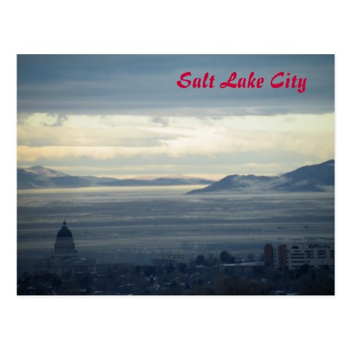 Great Salt Lake Post Card