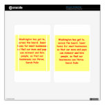 great Sarah Palin quote Decal For Kindle Fire