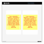 great Sarah Palin quote Decal For Kindle Fire