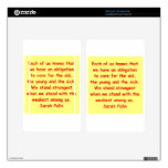great Sarah Palin quote Kindle Fire Skin