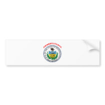 Great Seal Of  State Pennsylvania Bumper Sticker