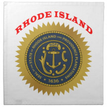 Great Seal Of  State Rhode Island Napkin