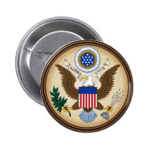 GREAT SEAL OF THE UNITED STATES PINBACK BUTTON