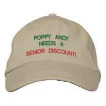 GREAT SENIOR MOMENTS EMBROIDERED HATS