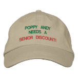 GREAT SENIOR MOMENTS EMBROIDERED HATS