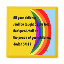 Great Shall Be the Peace magnets by pharrisart Great Shall Be the Peace magnets