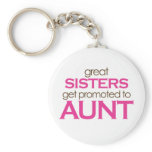 Great Sisters Get Promoted To Aunt Keychain
