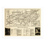 Great Smoky Mountains National Park Map Post Card