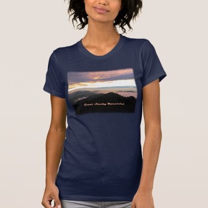 Great Smoky Mtns Sunset Tshirt