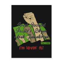 Great socialist people's arab jamahiriya post card