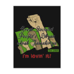 Great socialist people's arab jamahiriya post card