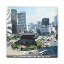 Great South Gate (Sungyemun), Seoul, South Korea Refrigerator Magnets