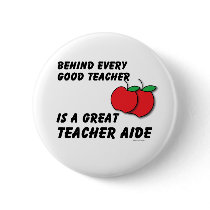 Great Teacher Aide Pins