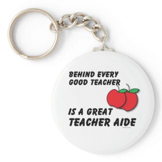 Great Teacher Aide keychain