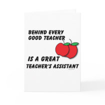 Great Teacher's Assistant Card