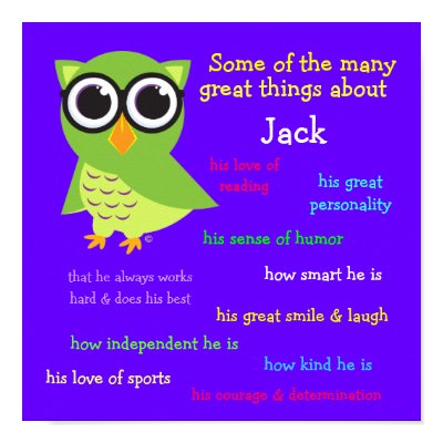 Great things about . . . Cute Owl Poster by creatingmybestlife