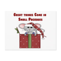 Great things Come in Small Packages Post Card
