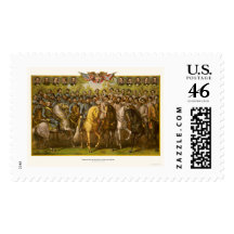 Great Union & Confederate Generals 1865 Postage Stamp