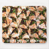 GREAT WALL OF BAKLAVA mousepads by Sherlockdonatello GREAT WALL OF BAKLAVA mousepads