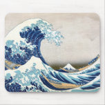 Great Wave Fine Art 葛飾北斎「神奈川沖浪裏」 Mousepads
