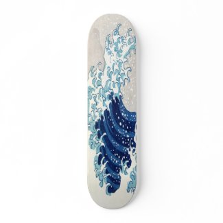 Great Wave Hokusai 葛飾北斎の神奈川沖浪裏 skateboard