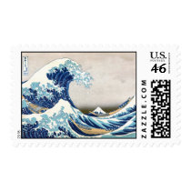 Great Wave Hokusai 葛飾北斎の神奈川沖浪裏 Stamps
