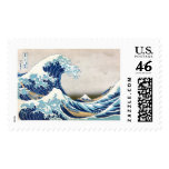 Great Wave Hokusai 葛飾 北斎『神奈川沖浪裏』 Stamp