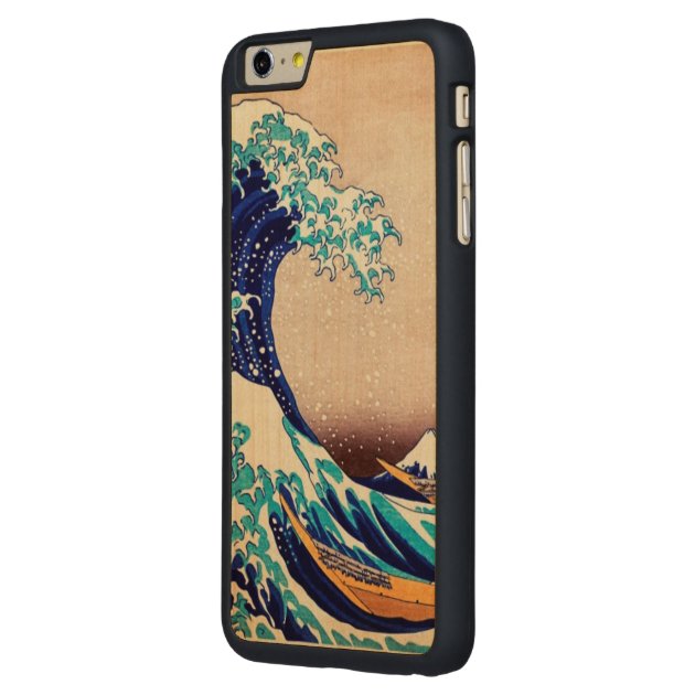 Great Wave Off Kanagawa Japanese Vintage Fine Art Carved® Maple iPhone 6 Plus Slim Case