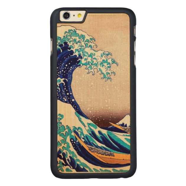 Great Wave Off Kanagawa Japanese Vintage Fine Art Carved® Maple iPhone 6 Plus Slim Case