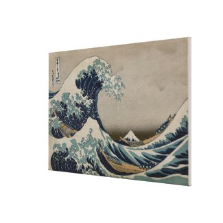 Great Wave off Kanagawa - Pre-1900s Art Image Canvas Print