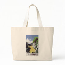 Great Western to Cornwall Travel Poster Canvas Bag