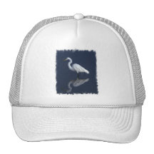 Great White Heron  Baseball Hat