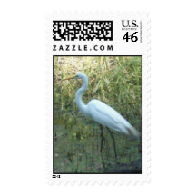 Great White Heron Postage Stamp