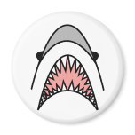 great white hype. fridge magnet