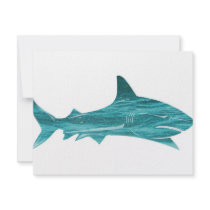Great White Ocean Design invitations