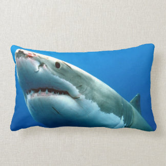 great white shark pillow