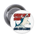 Great White Shark Buttons