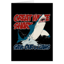 Great White Shark Greeting Card