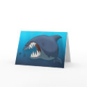 Great White Shark Card (Blank Inside)